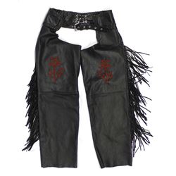 UNIK Fringed Leather Riding Chaps