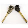 Image 1 : 2 Native American Pipes with Bamboo Stems