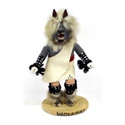 Navajo Wolfman Kachina by Mary Calvin
