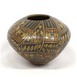 Mata Ortiz Polychrome Seed Jar by Lupita Lucero