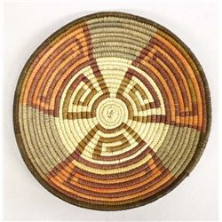 Colorful South American Wounaan Shallow Basket