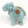 Image 1 : Beaded Painted Pottery Elephant by Kills Thunder