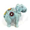 Image 3 : Beaded Painted Pottery Elephant by Kills Thunder