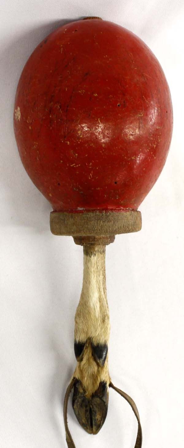Large Yaqui Indian Ceremonial Gourd Dance Rattle