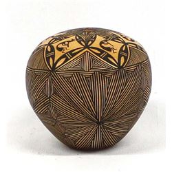 Acoma Pottery Seed Jar by Priscilla Jim