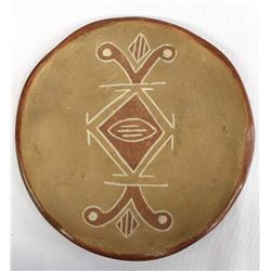 Historic Native American San Juan Pottery Plate