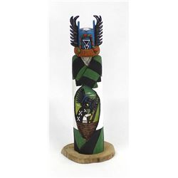 Hopi Carved Wood Crow Mother Kachina by J.J. Cook