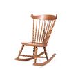 Image 2 : Early Carved Quarter Sawn Oak Rocking Chair