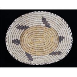 Pima Turtle Effigy Handwoven Basket 1950's