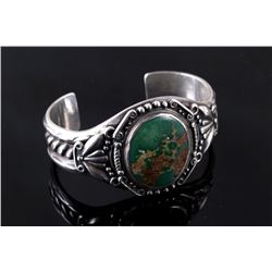 Navajo Old Pawn Kings Manassa Turquoise Cuff