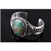 Image 2 : Navajo Old Pawn Kings Manassa Turquoise Cuff