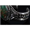 Image 5 : Navajo Old Pawn Kings Manassa Turquoise Cuff
