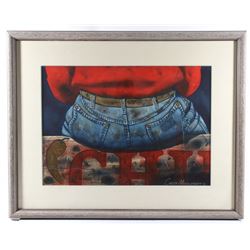 Original Chuck Middlekauff Watercolor Portrait