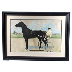 1902 Dan Patch The Courier Co Lithograph