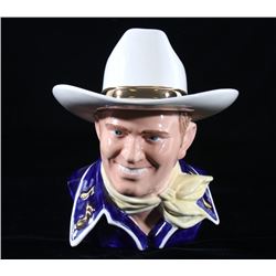 Gene Autry The Singing Cowboy Cookie Jar c. 1995