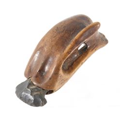 Plains Hide Scraper Adze 19th Century