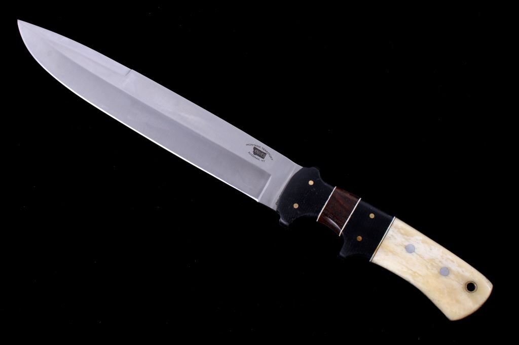 M.T. Knives of Bozeman Trout Fillet Knife Bowie D2