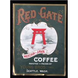 Red Gate Coffee Early 1900 Seattle Advertisement