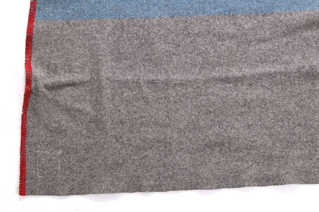 WWII Australian Army N85 Gray Wool Blanket