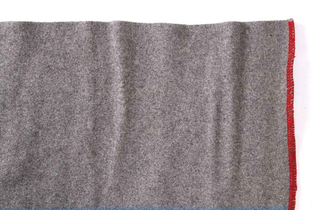 WWII Australian Army N85 Gray Wool Blanket