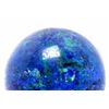 Image 10 : Azurite & Malachite Polished Stone w/ Bronze Stand