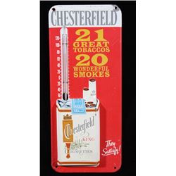 Chesterfield Cigarette Advertising Thermometer