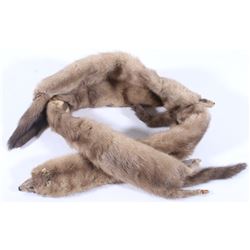 Early 1900's Genuine Mink Pelt Stole