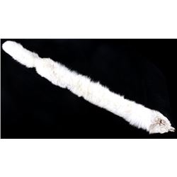 Early 1900's White Arctic Fox Pelt Shawl