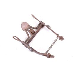 Western Engraved Horse Bit With Slobber Bar