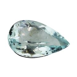 4.30 ct.Natural Pear Cut Aquamarine