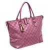 Image 1 : Gucci Metallic Pink Guccissima Leather Two-Way Tote Bag