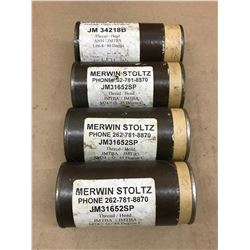 LOT OF MERWIN STOLTZ COOLANT THROUGH CAT 50 RETENTION PULL KNOB