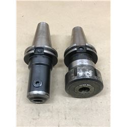 (2) LYNDEX & BRINEY CAT 40 TOOL HOLDER