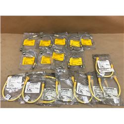 LOT OF TURCK MISC. CORD SET *SEE PICS FOR PART #*