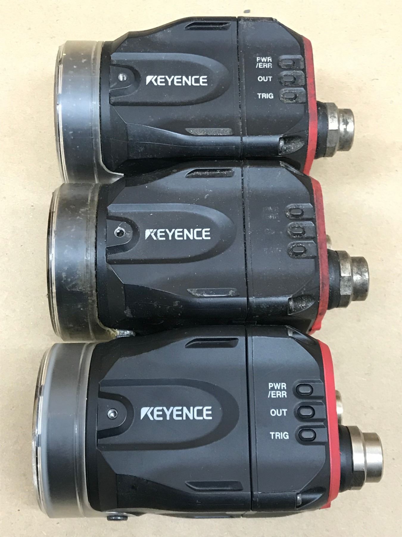 (3) KEYENCE IV-500CA VISION SENSOR CAMERA
