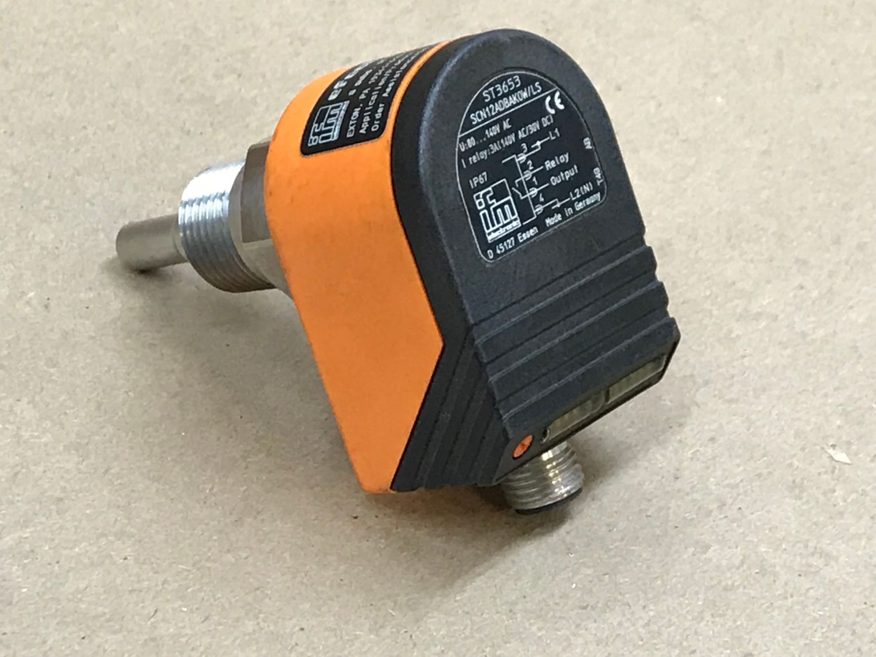 IFM EFECTOR ST3653 FLOW MONITOR