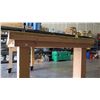Image 9 : Rolling Wooden Utility Table on Wheels 8’L x 3’D x 37”H