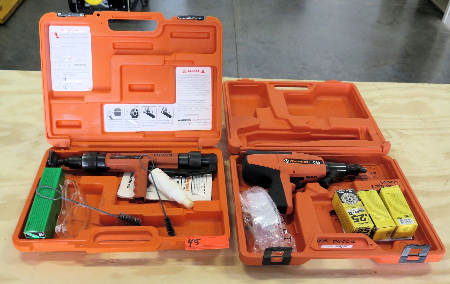 Red Ramset Ramset Red Heart Viper Actuated Tool & Ramset D60 Fastening Tool - Oahu ...