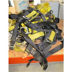 Multiple Misc Nylon Safety Harnesses w/ Fittings