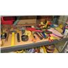 Image 2 : Multiple Misc Tools - Hammers, Bolt Cutter, Clean Up Bags, Tape Measure, etc