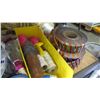 Image 4 : Qty 5 Rolls "Caution" Tape, "Communication" Tape, Misc Colored Tape, etc
