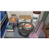 Image 1 : Qty 4 Cases Gladiator Open Type Switch, Dottie FENW141 Fender Washer, Wire, etc