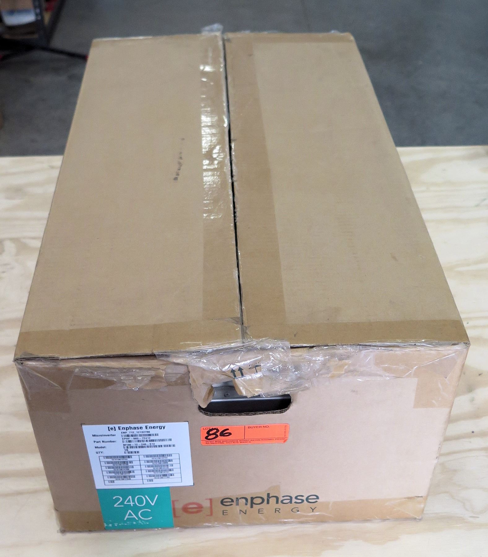 Qty 10 EnPhase Energy M190-72-240-S12 Micro Inverter Model in Box w/ Manual