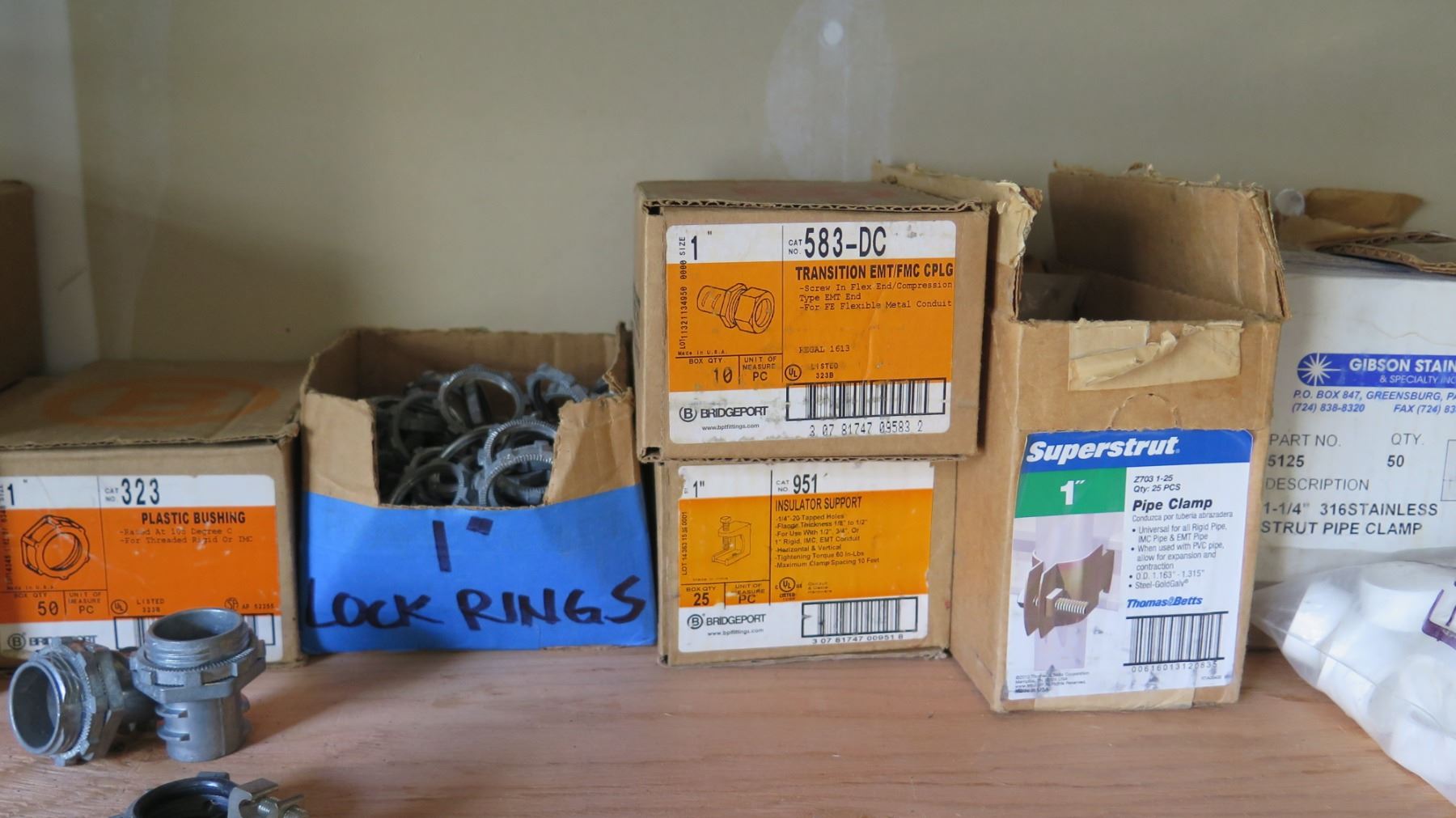 Qty 4 Cases Bridgeport Zinc EMT Connectors, Dottie 1