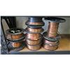 Image 2 : Qty 10 Misc Size Reels Copper Wire