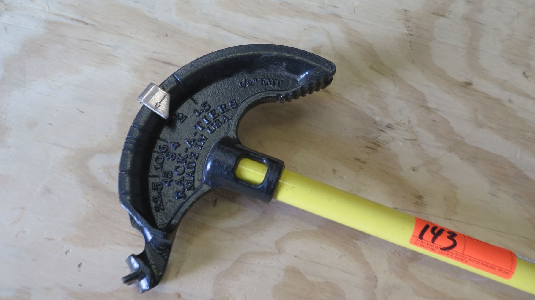 Rack-A-Tiers Portable Pipe Conduit Tube Bender Tool