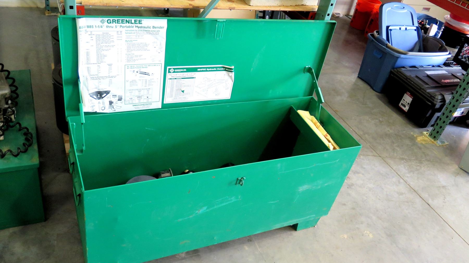 Greenlee Portable Hydraulic Bender 1-1/4"- 5" Pipe Bender w