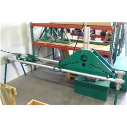 Greenlee Portable Hydraulic Bender 1-1/4"- 5" Pipe Bender w/ Accessories (Works-See Video)