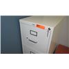 Image 2 : Vertical Beige Metal 4 Drawer Filing Cabinet w/ Lock & Key