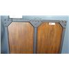 Image 2 : Modern Metal & Wood 4-Door 6-Shelf Office Cabinet